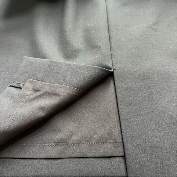 NWT Elie Tahari Bennet Pencil Skirt Black Wool Classic Professional Size 12 - Picture 12 of 12